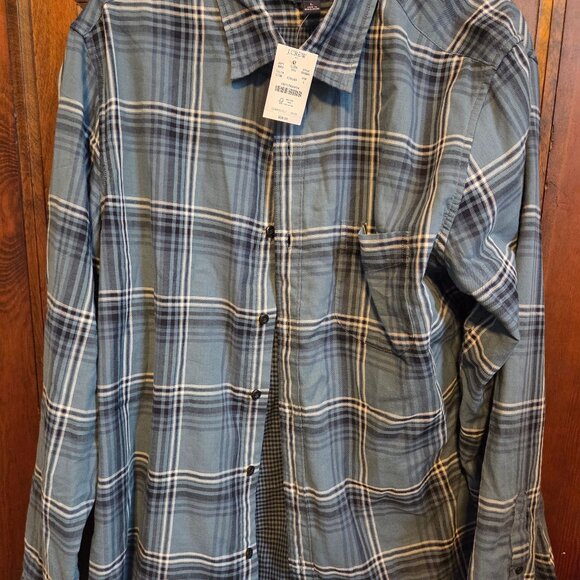 Men's J Crew Double Weave Plaid Shirt - Picture 1 of 3